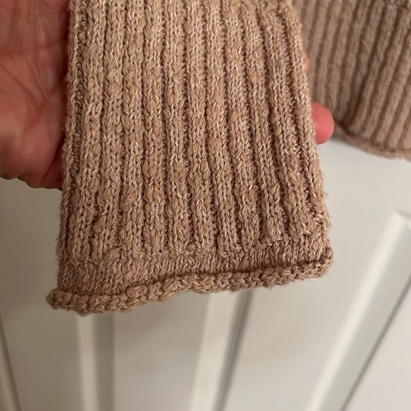 American Eagle Brown Green Multi-color Striped Cotton-Blend Sweater Size XS - Picture 4 of 8